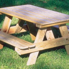 How to Make a Wood Picnic Table