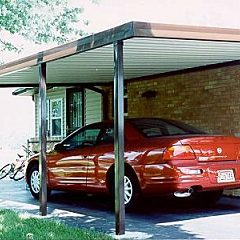 Lean-To Carport – Building Instructions and Plans